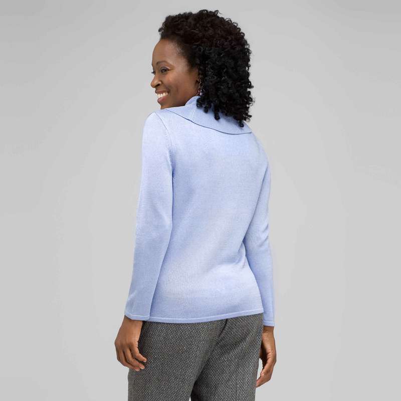 Draped Cowl Neck, Delft, large image number 1